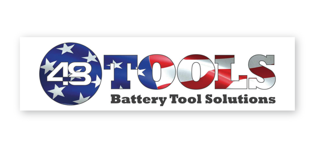 48 Tools USA Flag sticker