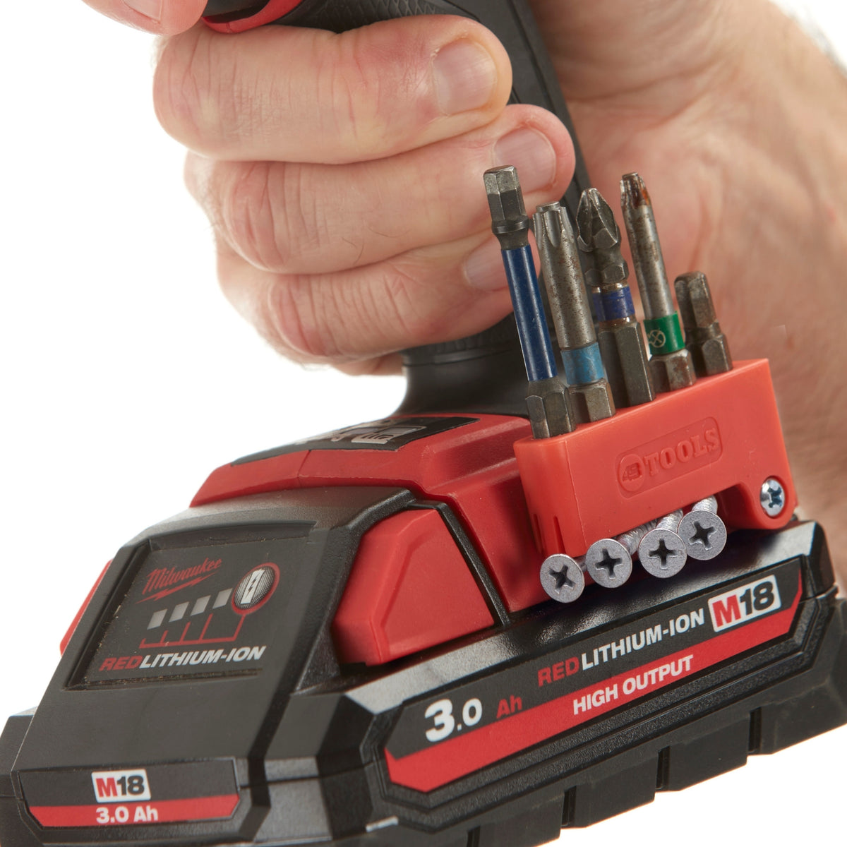 Milwaukee Bit Rack Magnetic Bit Holder For Milwaukee Power Tools – 48 Tools