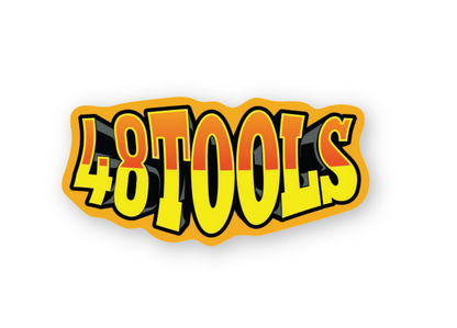 48 Tools retro sticker